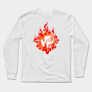 Fire Ball Long Sleeve T-Shirt